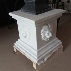 COLONNA BASE IN MARMO BIANCO LOENE  MOD. PB0070