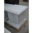 COLONNA BASE IN MARMO BIANCO MOD. B020