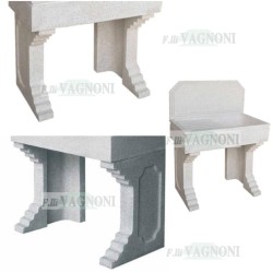 COPPIA DI BASI IN GRANIGLIA DI MARMO 5427 VARI COLORI