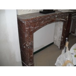 CORNICE DI CAMINO D'EPOCA IN MARMO mod. l_XIV_3