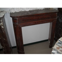 CORNICE DI CAMINO D'EPOCA IN MARMO mod. l_XVI_1