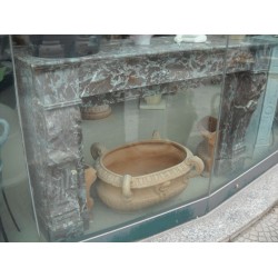 CORNICE DI CAMINO D'EPOCA IN MARMO mod. lf_2