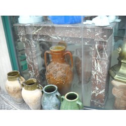 CORNICE DI CAMINO D'EPOCA IN MARMO mod. lf_4