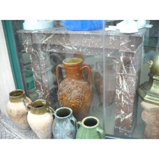 CORNICE DI CAMINO D'EPOCA IN MARMO mod. lf_4