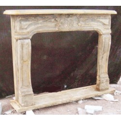 CORNICE DI CAMINO IN PIETRA Cm. 140 mod. 019P