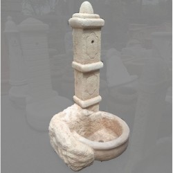 FONTANA  A COLONNA IN CEMENTO CASTE CM. 110