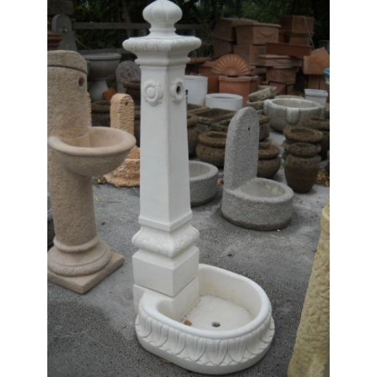 FONTANA A COLONNA IN CEMENTO TIPO MILANO