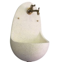 FONTANA A PARETE IN GRANIGLIA DI MARMO LEVIGATA 4541