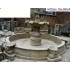 FONTANA CENTRALE IN PIETRA CON CORNUCOPIE