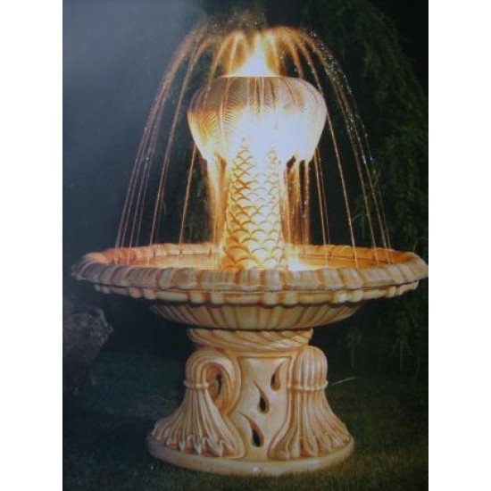 FONTANA DA GIARDINO COMPLETA DI POMPA E LUCI MOD. FO.AR.1