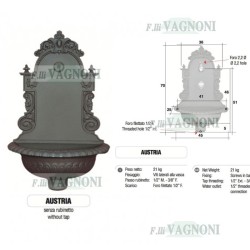FONTANA IN GHISA AUSTRIA MORELLI