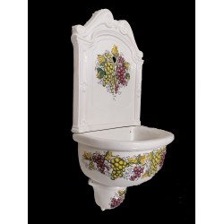 FONTANA IN TERRACOTTA CERAMICA SOSPESA UVA