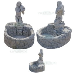 FONTANA LAGHETTO SIRENETTA IN CEMENTO