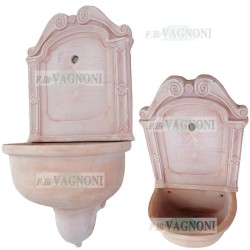 FONTANA SOSPESA IN TERRACOTTA 3 PZ. COM. CM.40x27