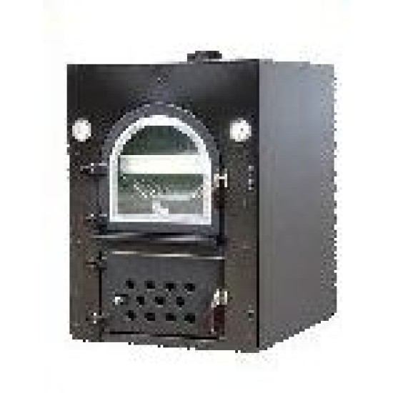 FORNO A LEGNA DA INCASSO LEPRI ROSSO 60 VENTILATO