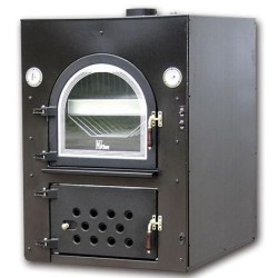 FORNO A LEGNA DA INCASSO LEPRI ROSSO 80 VENTILATO