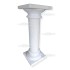 GRANDE COLONNA IN MARMO BIANCO CM. 100 CAP. CM. 38X38