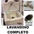 LAVANDINO ACQUAIO COMPLETO DI ACCESSORI MOD. VITTORIO TUFO