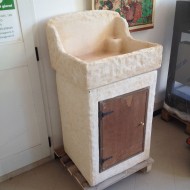 LAVANDINO IN CEMENTO MOD. 511  CON SPORTELLO