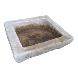 LAVANDINO IN MARMO ANTICO ORIGINALE CM.44x40