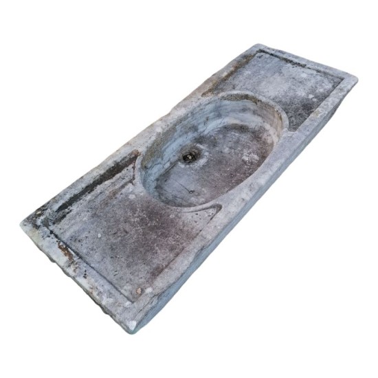 LAVANDINO IN MARMO ANTICO ORIGINALE Cm. 109x42