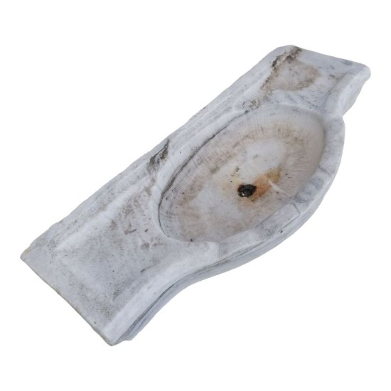 LAVANDINO IN MARMO ANTICO ORIGINALE Cm. 79x35