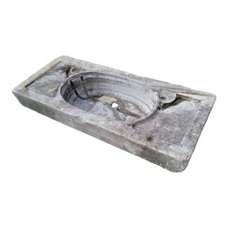 LAVANDINO IN MARMO ANTICO ORIGINALE Cm. 92x40