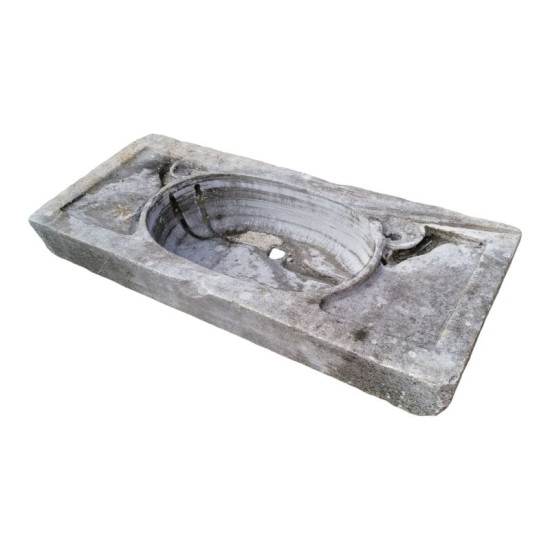LAVANDINO IN MARMO ANTICO ORIGINALE Cm. 92x40