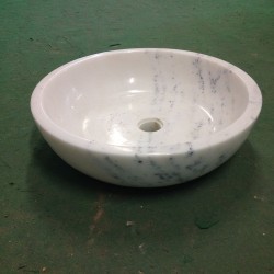 LAVANDINO IN MARMO BIANCO CM. 50X15 ARREDO BAGNO