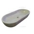 LAVANDINO IN MARMO OVALE CM. 80X41X16