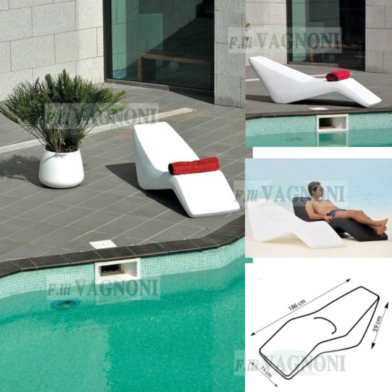 LETTINO IN RESINA DI POLIETILENE CM. 186