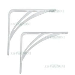 N° 2 STAFFE IN FERRO BIANCO PER LAVANDINI ACQUAIO