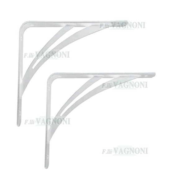 N° 2 STAFFE IN FERRO BIANCO PER LAVANDINI ACQUAIO