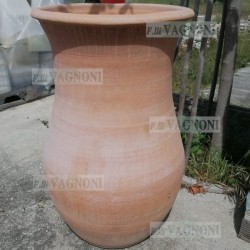 ORCIO ANFORA LISCIA IN TERRACOTTA CM. 85 -GR57A-