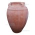 ORCIO ANFORA STILE GRECIA 4 MANICI IN TERRACOTTA CM.72
