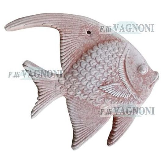 PESCE DA APPENDERE IN TERRACOTTA TOSCANA CM. 18