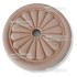 ROSONE IN TERRACOTTA CM. 25  PER RUBINETTO-FONTANA