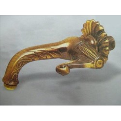 RUBINETTO IN OTTONE BRONZATO APERTURA LATERALE