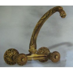 RUBINETTO LAVORATO MISCELATORE SNODO SUPERIORE OTTONE BRONZ. 222