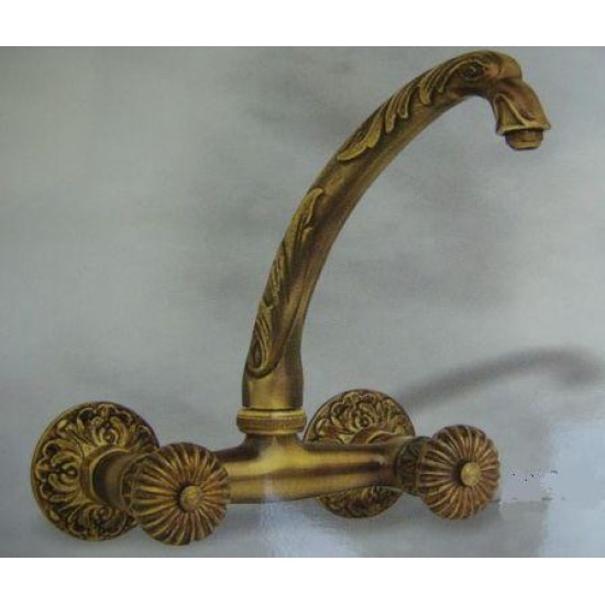 RUBINETTO LAVORATO MISCELATORE SNODO SUPERIORE OTTONE BRONZ. 222