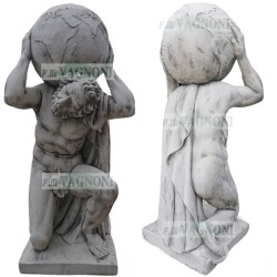 STATUA ATLANTE IN CEMENTO CM. 140