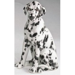 STATUA CANE DALMATA  IN CERAMICA CM. 58 -ANIMALI-