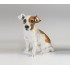 STATUA CANE JACK RUSSEL IN CERAMICA CM. 27 -ANIMALI-