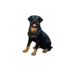 STATUA CANE ROTTWEILER IN RESINA CM. 53