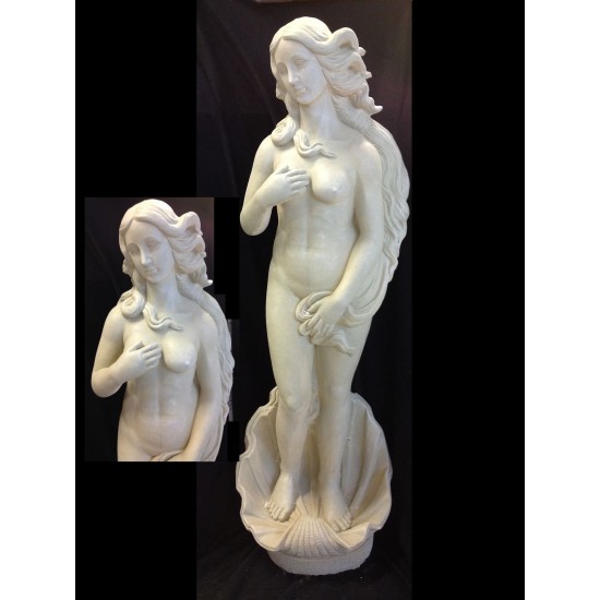 STATUA IN RESINA FIBERGLASS VENERE BOTTICELLI Cm. 120