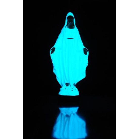 STATUA MADONNA IMMACOLATA CM.30 IN RESINA FLUORESCENTE