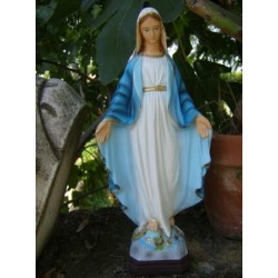 STATUA MADONNA IMMACOLATA CM.30 IN RESINA INFRANGIBILE X ESTERNO