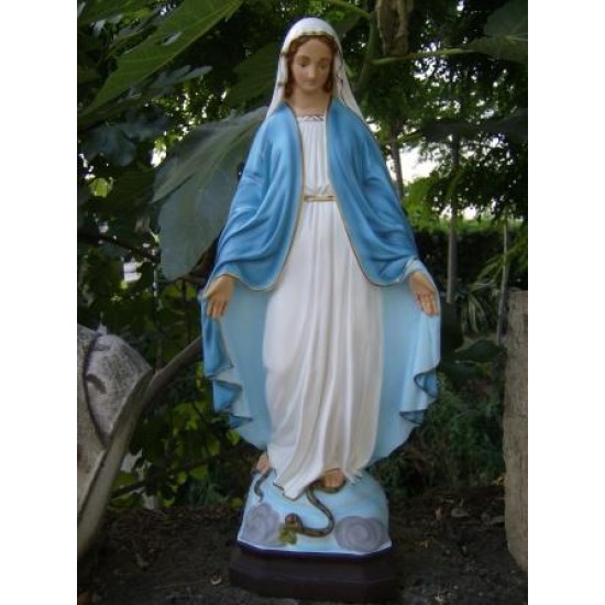 STATUA MADONNA IMMACOLATA CM.50 IN RESINA INFRANGIBILE X ESTERNO