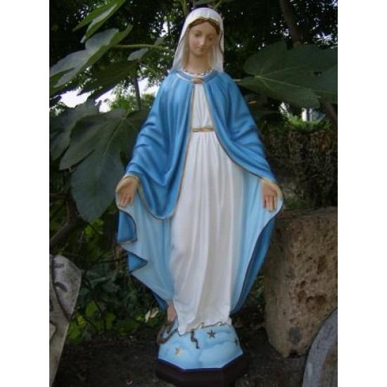 STATUA MADONNA IMMACOLATA CM.60 IN RESINA INFRANGIBILE X ESTERNO