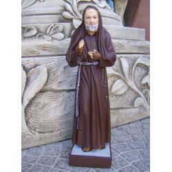 STATUA PADRE PIO IN RESINA INFRANGIBILE X ESTERNO CM. 40